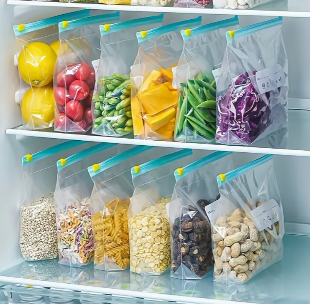 Lot de 10 Sacs de Congélation - Réutilisables – Étanches Zip