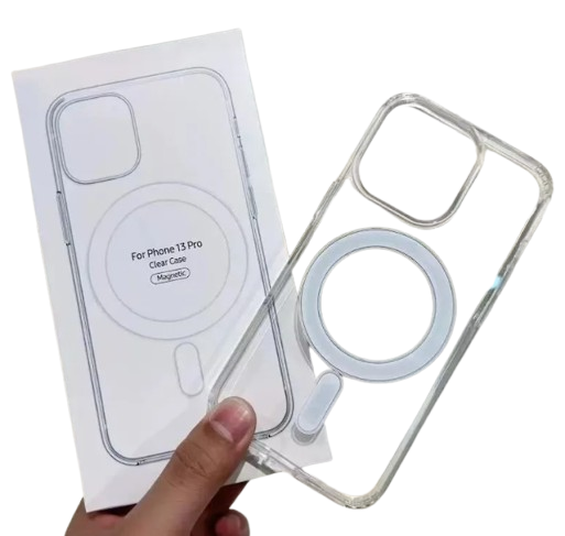 Coque de téléphone magnétique transparente en acrylique antichoc - IPhone 11 Pro Max