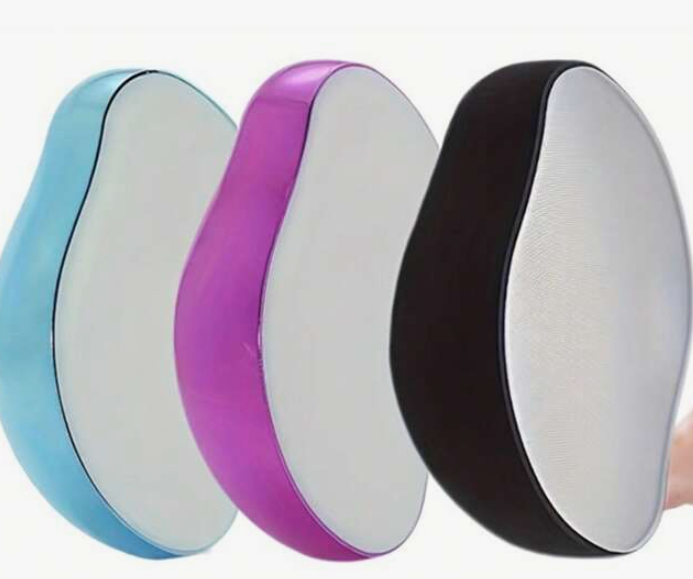 Épilateur indolore magique avec tête en cristal, NOIR