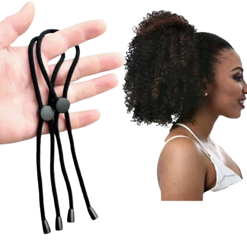 Élastique à Queue de Cheval Ajustable et Tendance pour Femmes