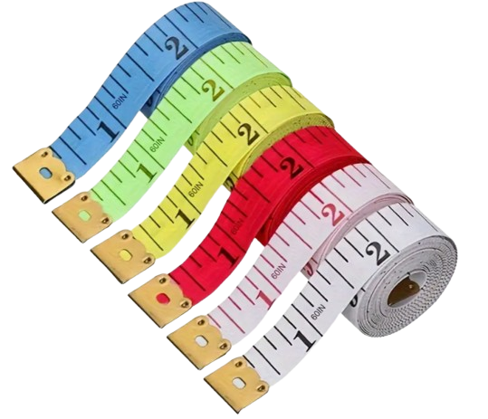 Ruban à mesurer souple 5 pièces pour la couture - 60 pouces/150 cm