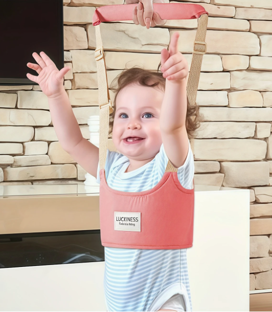 Outil Anti-Chute Portable pour bébé en Polyester – Aide à la Marche et Station Debout Bébé