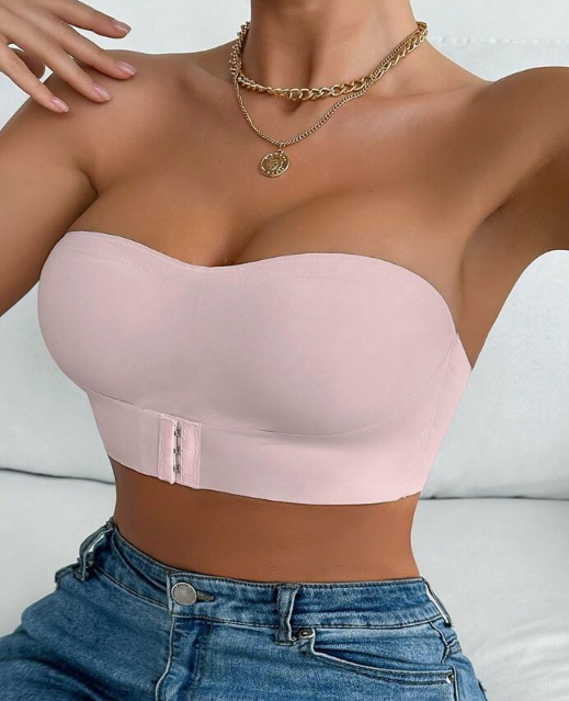 Soutien-gorge Femme x3 – Sans Couture, Confort, Sans Bretelles, Multicolore - Taille L