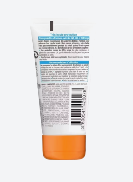 GARNIER - Ambre Solaire - Crème Solaire Bébé SPF 50 - 50 ml