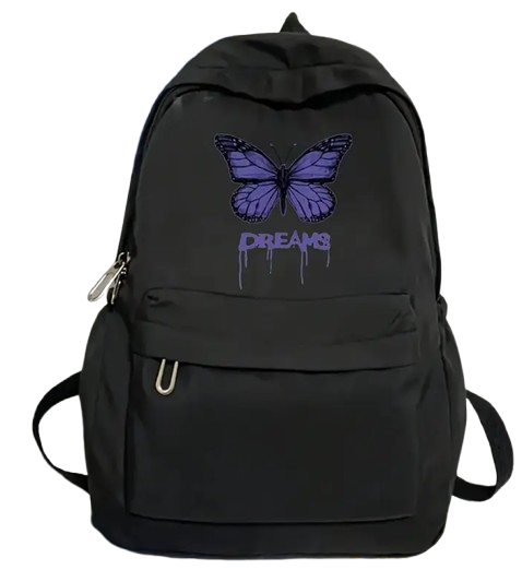 Sac à dos imprimé papillon