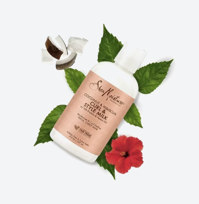 SHEA MOISTURE -  Lait Coiffant Boucles Noix de Coco & Hibiscus - 237 ml