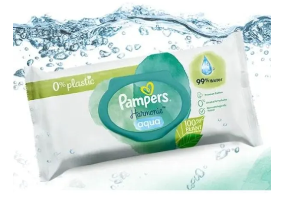 PAMPERS HARMONIE AQUA - Lingettes Hydratantes Enfants – 3 x 48