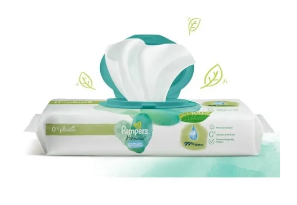 PAMPERS HARMONIE AQUA - Lingettes Hydratantes Enfants – 3 x 48