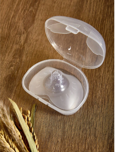 Lot de 2 Couvre-Seins en Silicone avec Boîte – Allaitement Anti-Douleur