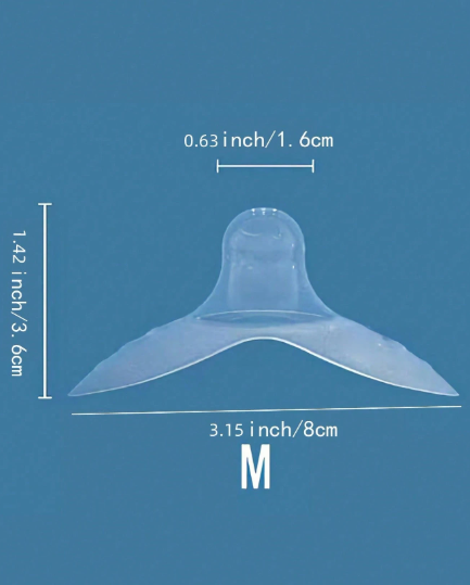 Lot de 2 Couvre-Seins en Silicone avec Boîte – Allaitement Anti-Douleur