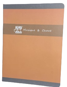 Cahier musique et chant, 50 pages