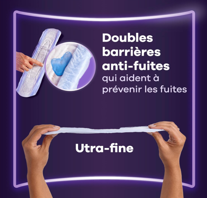 ALWAYS DISCREET Ultimate Night – Serviettes Incontinence 12 serviettes