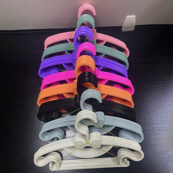 Lot de 20 Cintres Enfant Antidérapants – Blanc, Léger & Pratique