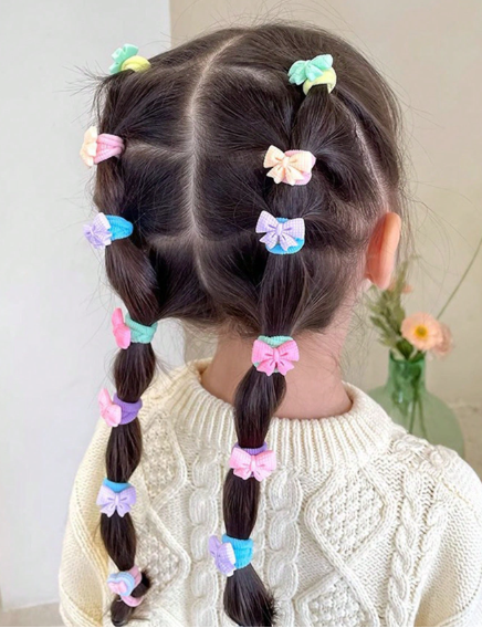 Anneaux de pouce de princesse de bande dessinée et petite corde à cheveux pour tout-petits filles