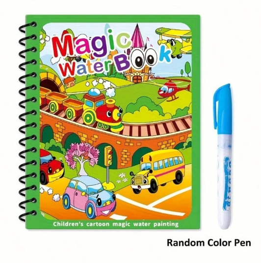 Livre de dessin à eau avec stylo