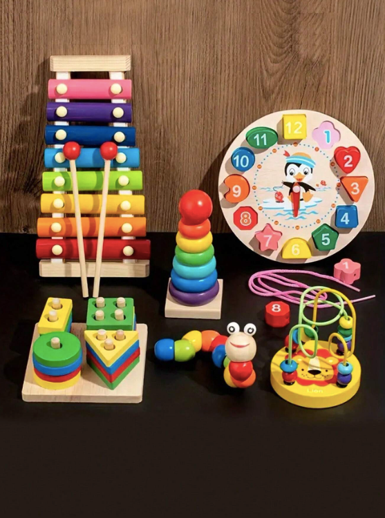 Ensemble Set Montessori pour Enfants – Kit Éducatif et Ludique