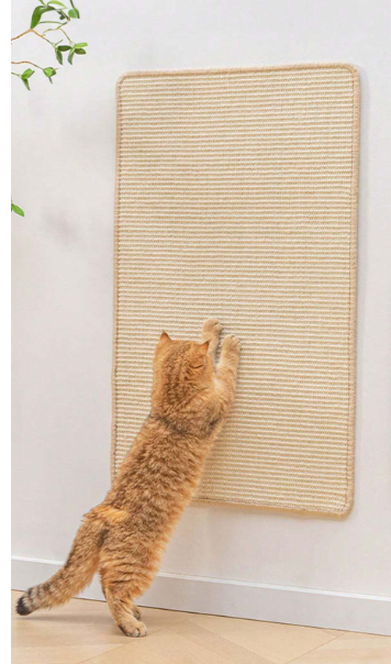 Tapis à Gratter Chat Sisal Naturel – Résistant & Anti-Rayures - 40x20 cm