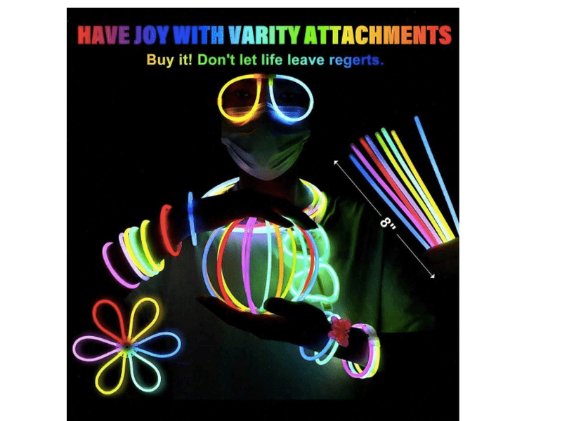 Bâtons lumineux, convient pour les fêtes, mariages,20 pièces