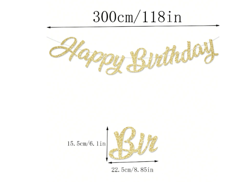 Bannière Joyeux Anniversaire – Décor de fond pour fête