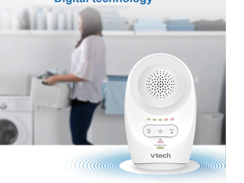VTech - Babyphone Classic - faible émission d'ondes, portée de 460 mètres