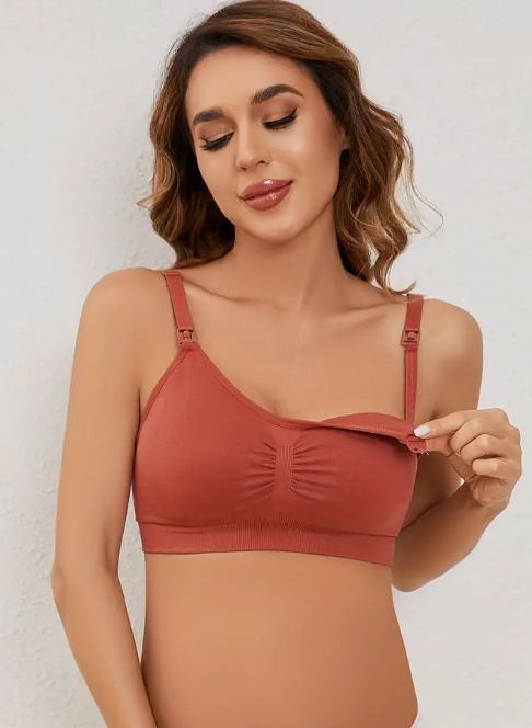 Lot de 4 Soutiens-Gorge Allaitement – Ouverture Facile