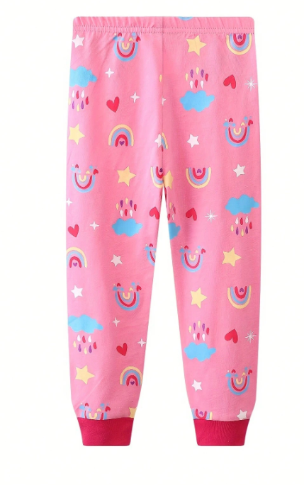 Pyjama maison -Pour fille 4 ans motif licorne manches longues -  2 pièces