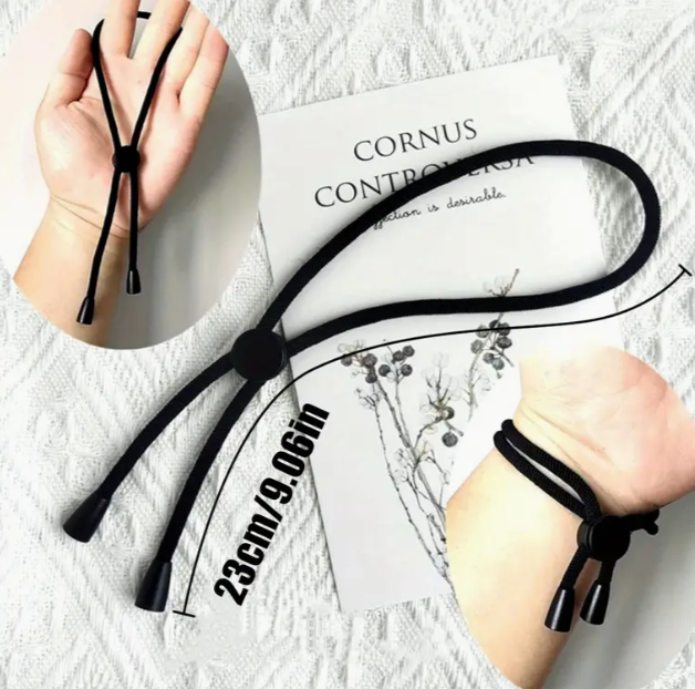 Élastique à Queue de Cheval Ajustable et Tendance pour Femmes