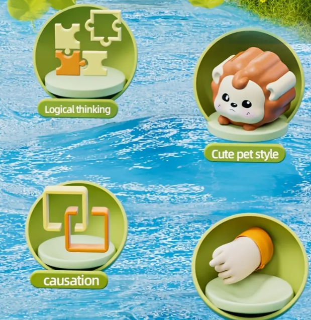 Boîte Pop-Up Animaux pour Enfants 18-36 Mois – Jouet Éducatif et Ludique