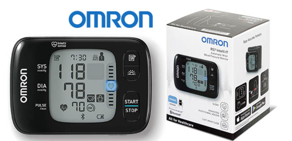 tensiomètre Omron RS7 Intelli IT avec capteur de position et Bluetooth