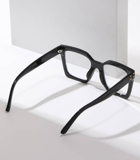 1 Paire Lunettes Noires Pour Femmes