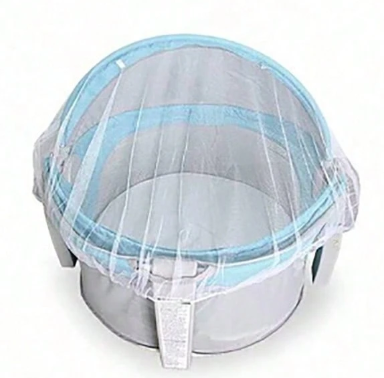 Moustiquaire à 360° pour poussette bébé ; moustiquaire couvre-poussette universelle et épaisse anti-insectes