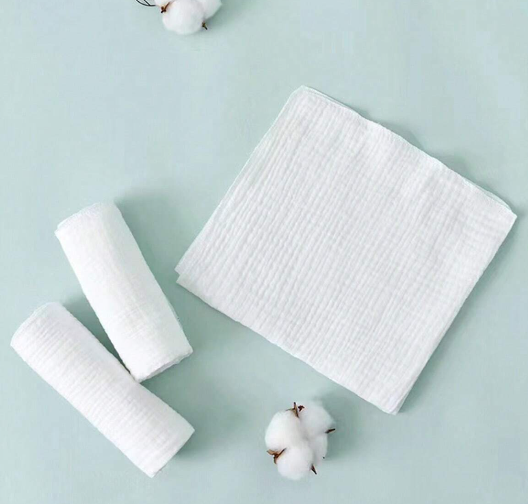 8 pièces Serviette de bébé douce, absorbante, réutilisable et lavable en double couche