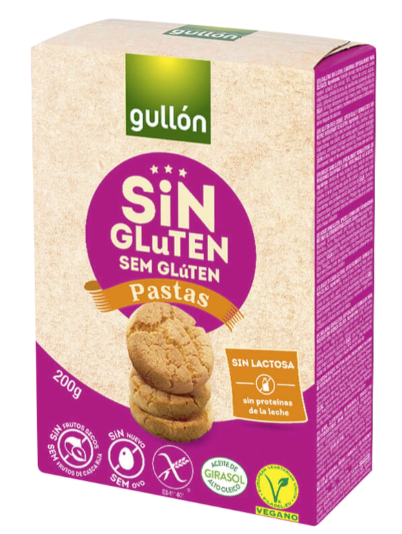 Gullón cookies biscuits sans gluten 200g