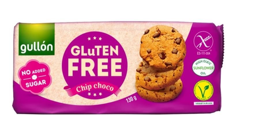 Gullón Biscuits aux pépites de chocolat sans gluten 130g