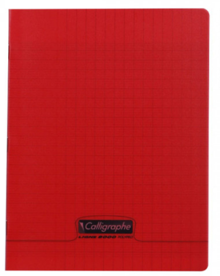 Calligraphe petit cahier 96 pages ,rouge