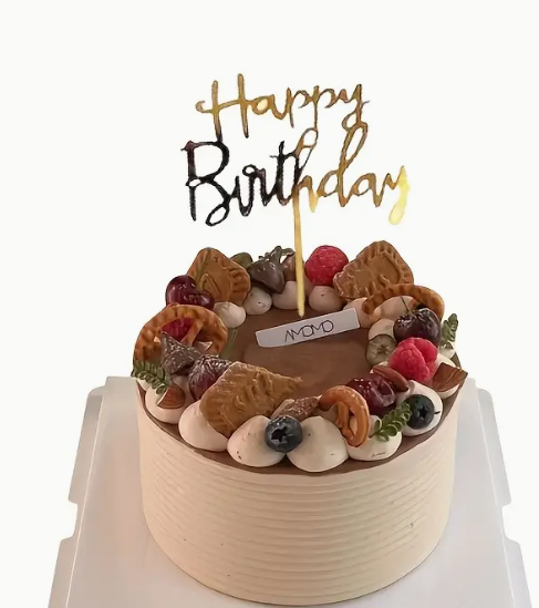 40 pièces décoration de gâteau anniversaire Lettres Happy birthday