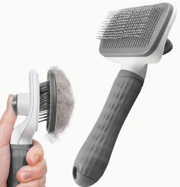 Peigne et Brosse de Massage 1-en-1 pour Animaux