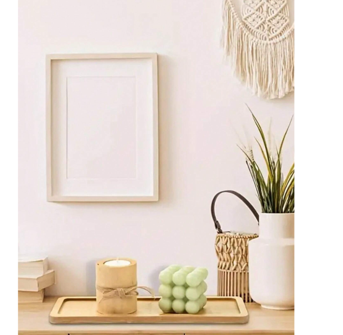 Plateau de service à thé en bambou,1 Pièce