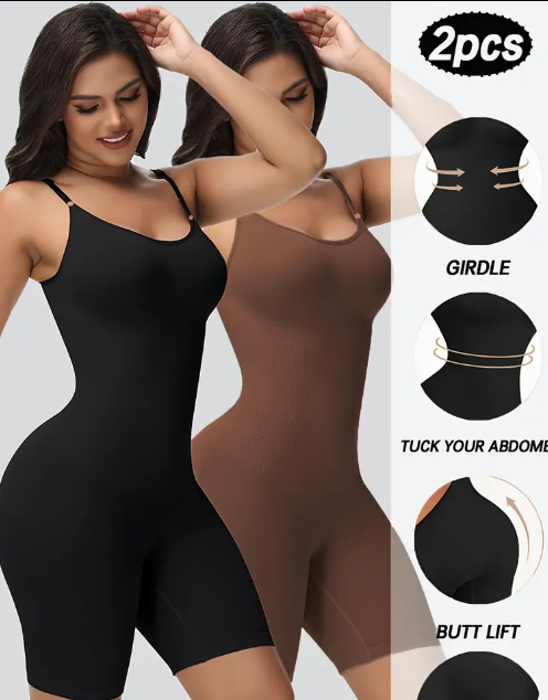 Body Shaping Bodysuits pour femmes - Design sexy dos nu