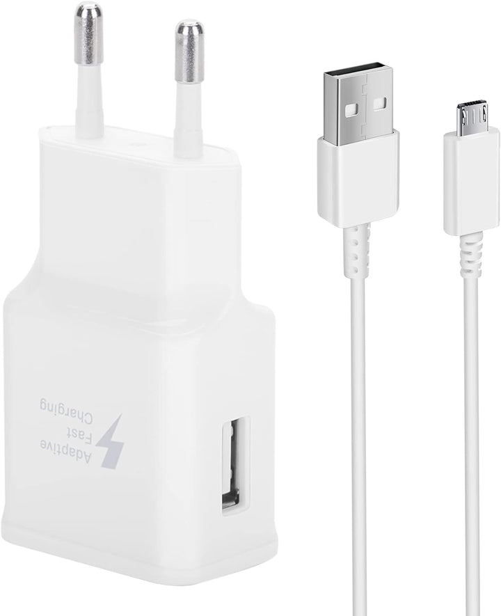Chargeur USB Rapide AFC + Câble Micro USB 1,5m – Pour Samsung Galaxy Dialy - Dakar