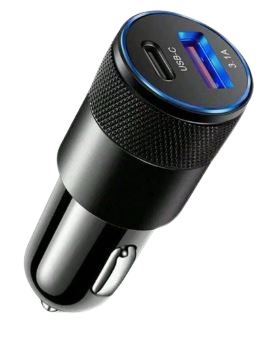 Chargeur Voiture Métal – USB + PD 3,1A - Charge Rapide Dakar Dialy