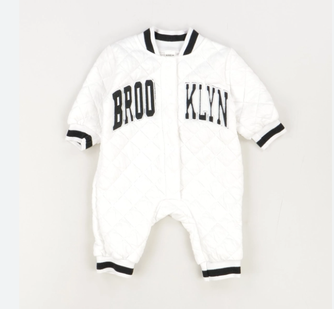 Combinaison Bébé Noir et Blanc – 12/18 Mois – Confort et Style Dialy - Dakar