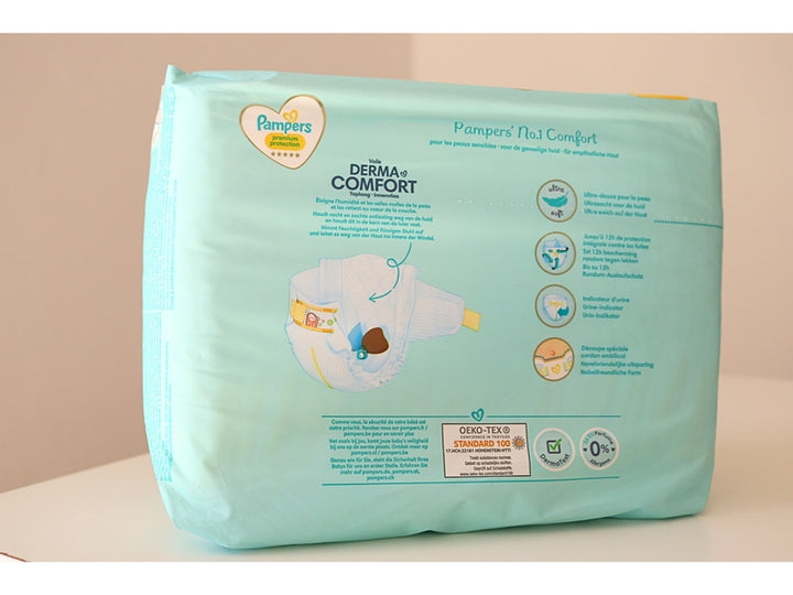 PAMPERS - Couches Premium protection -Taille 2 (4-8 kg) - 30 couches
