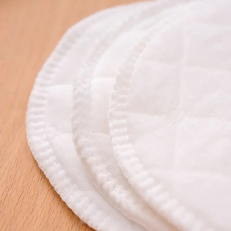 Lot De 4 Coussinets De Poitrine Réutilisables En Coton – Anti-Transpiration & Anti-Fuites Allaitement – Protège-Soutien-Gorge Femme