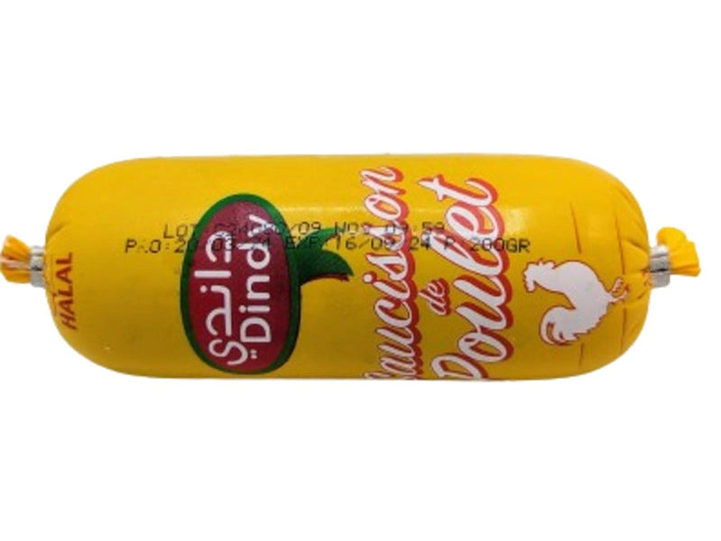 DINDY - Saucisson poulet nature 200G Dialy - Dakar