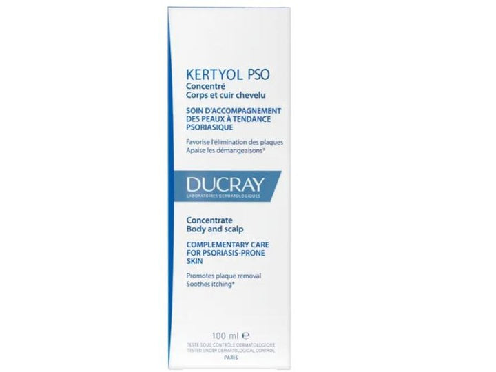 DUCRAY -  Kertyol Soin d'accompagnement des peaux à tendance psoriasiques, Corps et Cuir Chevelu - 100 ml Dakar Dialy