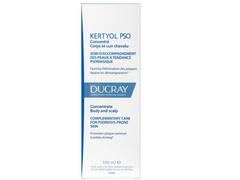 DUCRAY -  Kertyol Soin d'accompagnement des peaux à tendance psoriasiques, Corps et Cuir Chevelu - 100 ml Dakar Dialy