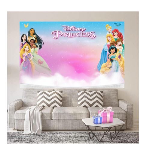 Décoration de fond pour anniversaire - Princesse Disney DAKAR DIALY