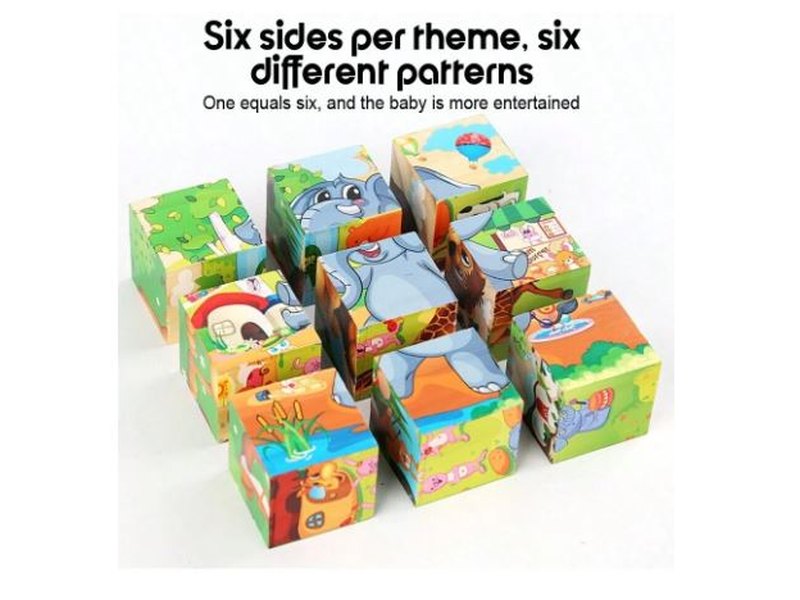 Puzzle de Noël en Bois – Éducatif 1 à 5 Ans