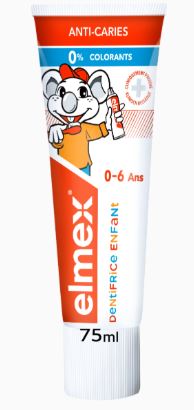 ELMEX - Dentifrice Enfant Anti-Caries – 0 à 6 Ans – 75ML Dialy - Dakar